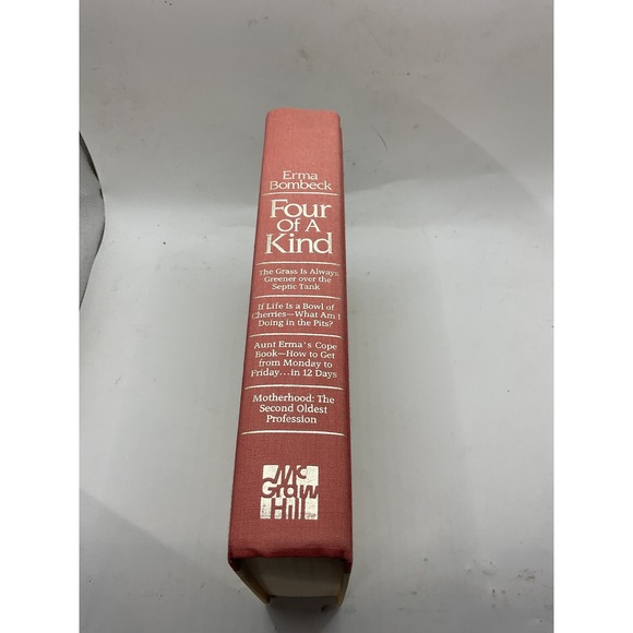 Vintage 1985 Erma Bombeck Four Of A Kind Hardcover Humor Book - Picture 2 of 7
